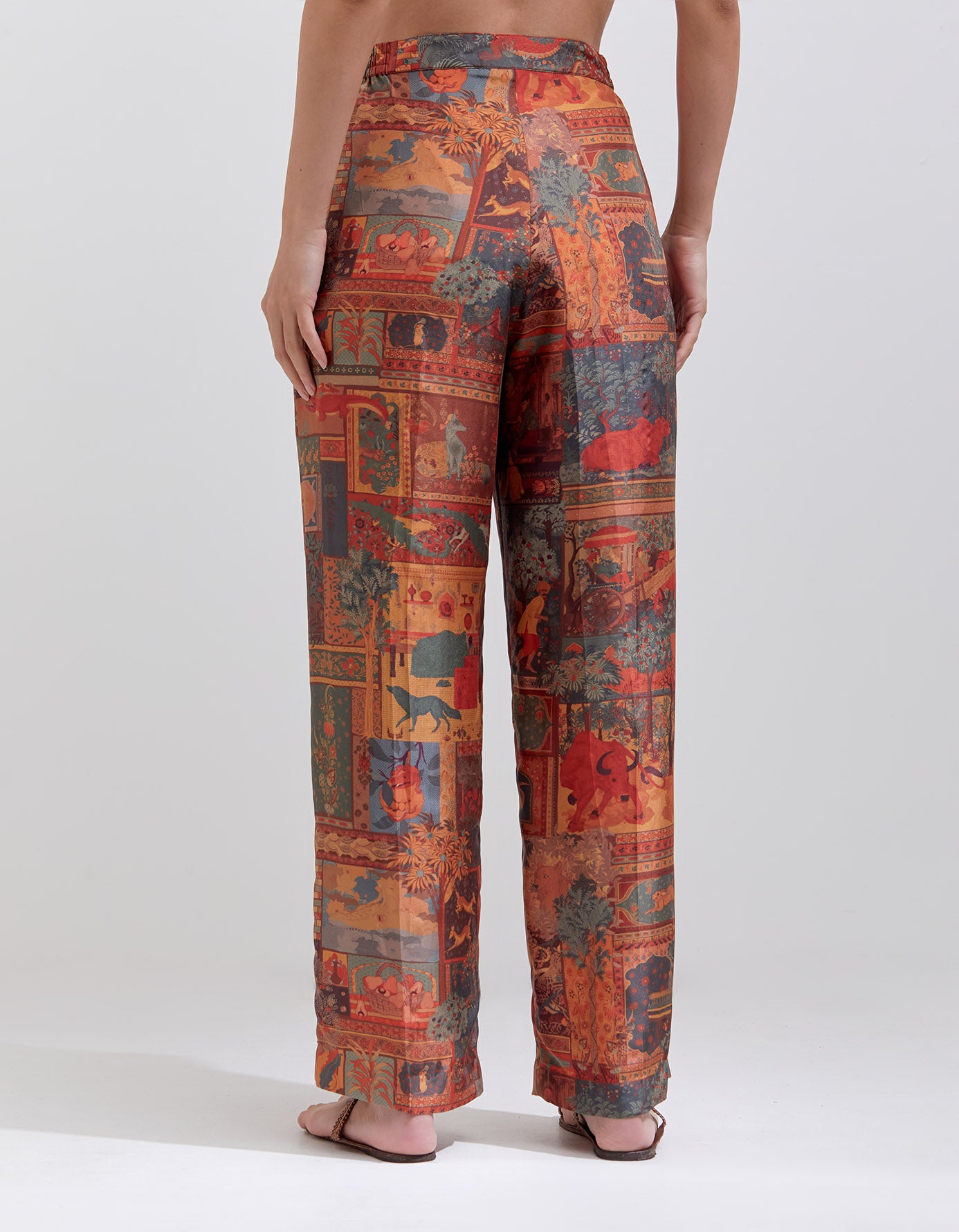 Pyjama Pant Silk Terracotta